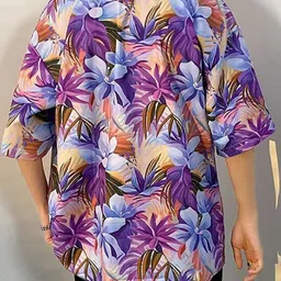 StyleCast x Revolte Men Boxy Floral Opaque Printed Casual Shirt image 3