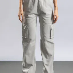 ONEWAY Women Regular Fit Cargos Trousers-image-9