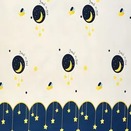 WEAVE AND DECOR White Graphic 300 TC Single Bedsheet with 1 Pillow Covers image 2