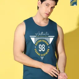 WOOSTRO Men Pack of 2 Typography Printed Round Neck T-shirts-picture-19