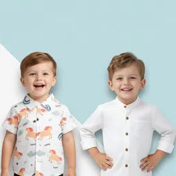 KIDGARB Boys Printed Casual Shirt-picture-26