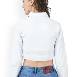 KASHIAN Women Denim Jacket image 3