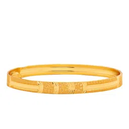 Shining Jewel - By Shivansh Set Of 4  Gold-Plated Gold-Toned Bangle image 4