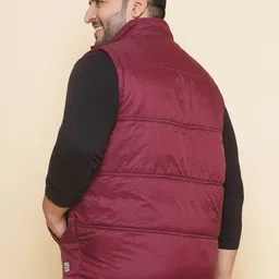 John Pride Plus Size Lightweight Sleeveless Padded Jacket image 4