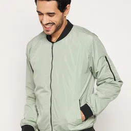 Club York Stand Collar Lightweight Bomber Jacket image 4