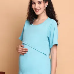 Secret Wish Women Layered Wrap Maternity Top image 5