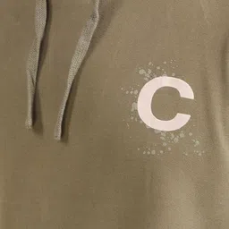 Crimsoune Club Men Typography Printed Hooded Neck Sweatshirt image 3