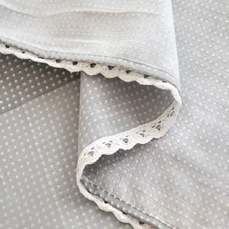 JC HOME Grey & Yellow Geometric 160 TC Queen Bedsheet with 2 Pillow Covers image 4