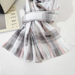 Alexvyan Women Checked Stole-picture-15