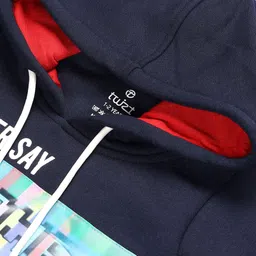 V-Mart Boys Printed Hooded Long Sleeves Pullover Sweatshirt image 2