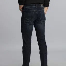 Rookies Men Slim Fit Mid-Rise Light Fade Stretchable Jeans image 3