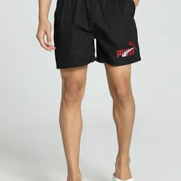 Puma Men Printed Cotton Woven Boxers With Side Pocket 68525401-image-60