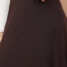 Ginger by Lifestyle Flared Mid Rise Maxi Skort image 3