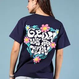 V-Mart Women Applique T-shirt-image-99