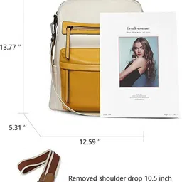 truearch Women Colourblocked Medium Size Backpack image 2