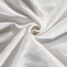 Arrabi Bookfold White Striped 300 TC King Bedsheet With 2 Pillow Covers image 5