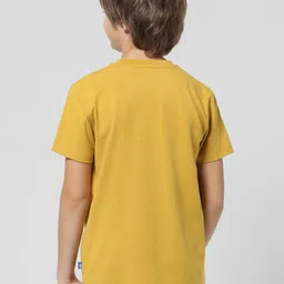 Jack & Jones Junior Boys Typography Printed Short Sleeves Regular T-shirt image 2