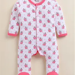 MooNKids Infant Printed Pure Cotton Baby Apparel Gift Set image 3