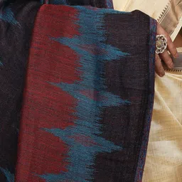 Exotic India Two Ply Reversible Shawl And Paisleys Woven Palla From Amritsar image 4