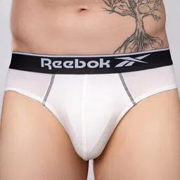 Reebok Men Low-Rise Basic Brief-MMJLBF01-WHT image 2