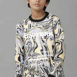 UNDER FOURTEEN ONLY Boys Printed Round Neck Sweatshirt image 5