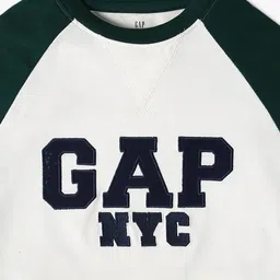 GAP Boys Colourblocked Relaxed-Fit T-Shirt image 3