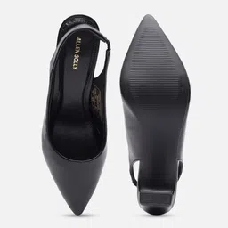 Allen Solly Woman Leather Block Mules image 2