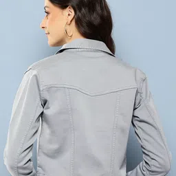 BAESD Spread Collar Denim Jacket image 5