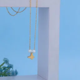 SZN Set Of 2 Gold-Plated Beaded Enamelled Chains image 3