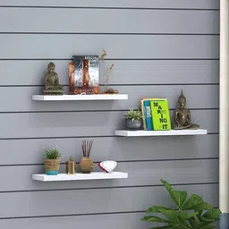 martemporium Corner Wall Rack Shelf for Home Decor & Storage – Space Saving Floating Shelf MDF (Medium Density Fiber) Wall Shelf image 5