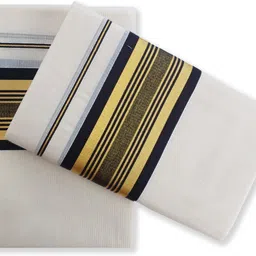 Chithra Fabrics CF 4206 Black Fancy Border Single Set Mundu Solid Women Dhoti-image-32