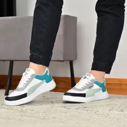 xtoon Fashion and Stylish Soft Lace Up Sneakers Causal Shoes For Men High Tops For Men image 4