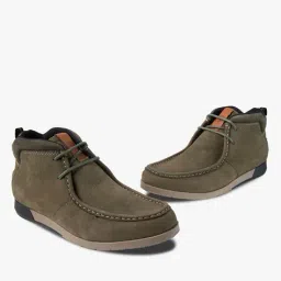 woodland Men Mid-Top Lace-Up Shoes image 4