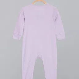 Broon Girls Pack of 2 Pink & Purple Printed Organic Cotton Sleepsuit image 4