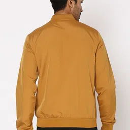 Mufti Stand Collar Lightweight Bomber Jacket image 3