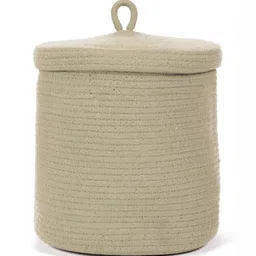 FABINALIV Beige Cotton Fabric Multi-Utility Organisers image 5