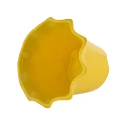 Kuber Industries Orange & Yellow 2 Pieces Blossom Planters image 4