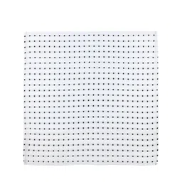 kavove KOVOVE The Pleasing White & Black Checkered Design Pocket Square image 4
