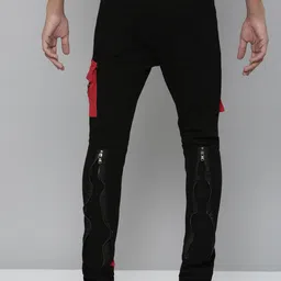 WAIMEA Boys Black Hollywood Skinny Fit Mildly Distressed Stretchable Jeans image 3