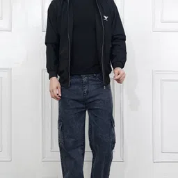 moda rapido Men Solid Cape Jacket-picture-17