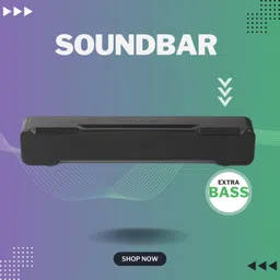 SYARA 20W Bluetooth Soundbar with 4 Hours Wireless Playback Bluetooth Speakers6SQ280 20 W Bluetooth Soundbar-picture-11
