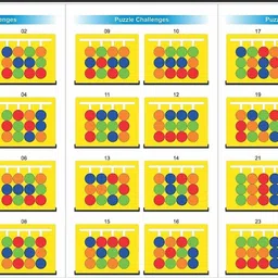 keaton Kids Sliding Abacus Toy Color Sorter Puzzle Game for Toddlers Learning Activity image 5