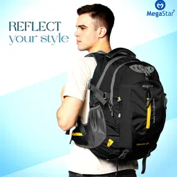 megastar Ultimate Waterproof Travel Backpack Camping Hiking Trekking Bag With Rain Cover Rucksack - 45 L-picture-20