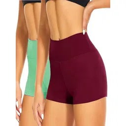 ORLIZEA Set Of 2 Cotton Blend Boy Shorts-image-70