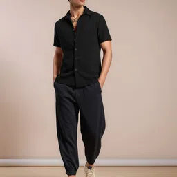 Anouk Rustic Standard Textured Spread Collar Shirt image 4