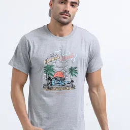 THE BEETEL HOUSE Men Typography Printed Round Neck Cotton T-shirt image 4