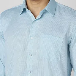 Van Heusen Checked Spread Collar Formal Shirt image 2