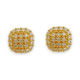 AccessHer Gold-Plated Brass Artificial Stones Studs-image-61