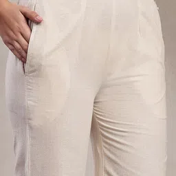 Indibelle Printed Pure Cotton Round Neck Tunic With Trouser image 2