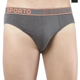 Sporto by Macho Pack Of 2 Cotton Mid-Rise Basic Briefs-picture-25